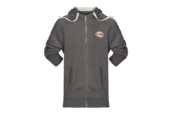 Picture of a Grey Zip-up