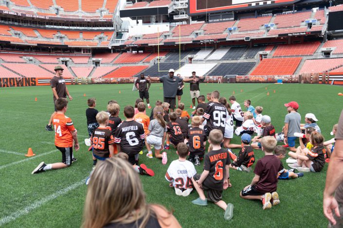 Picture of Cleveland Browns Kids Event in BDK Photography's Events Gallery
