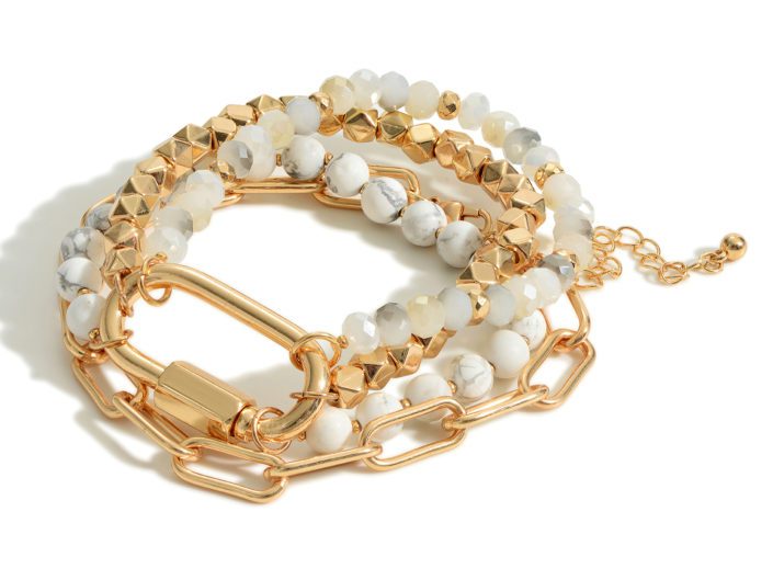 Picture of Gold Chain and Beaded Bracelets in BDK Photography's Jewelry Gallery