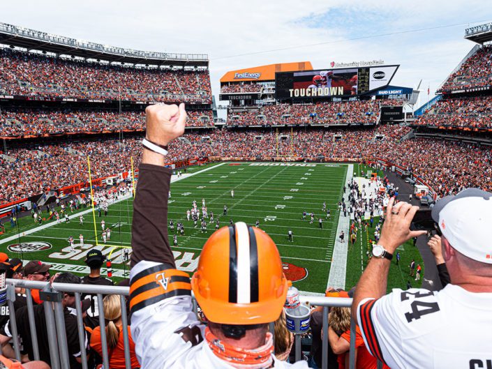Picture of a Cleveland Browns Game in BDK Photography's Sports Gallery