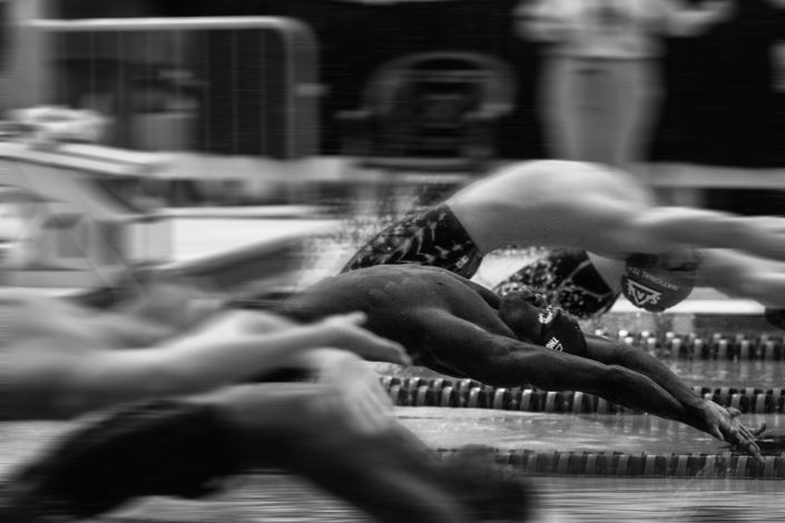 A Picture of Swimmers Diving into the Water in BDK Photography's Sports Gallery