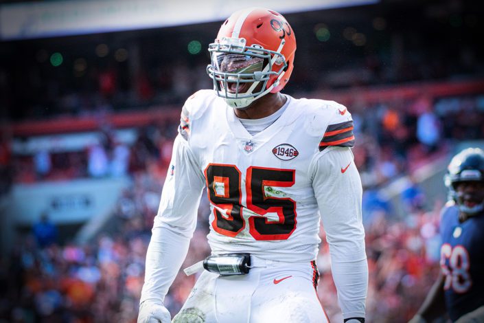A picture of Cleveland Browns Player Myles Garrett in BDK Photography's Sports Gallery