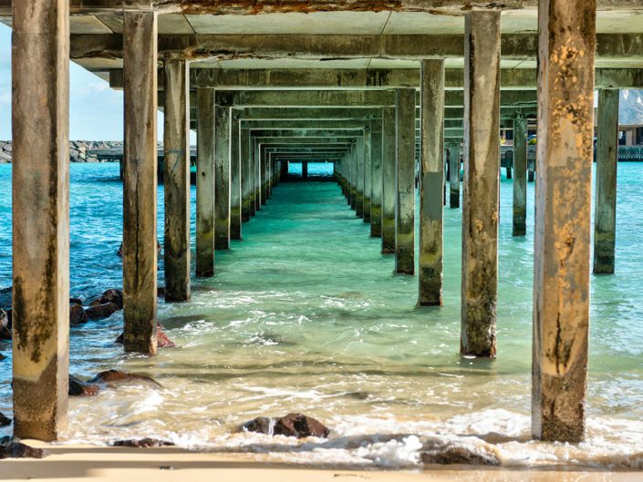 Picture of the Underneath of a Pier in BDK Photography's Travel Gallery